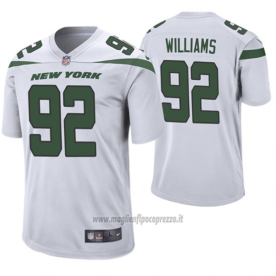 Maglia NFL Game New York Jets Leonard Williams Bianco